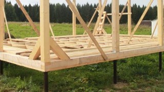 Сарай на винтовых сваях или хозблок на сваях Королев цена от 2563 руб. / шт.